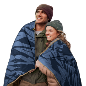 BougeRV 12V tragbare elektrische Decke (Blau)