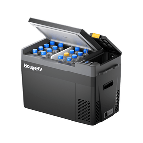 BougeRV CRPRO 29 Liter 12V Tragbarer Auto Kühlschrank Schwarz