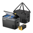 BougeRV CRPRO 29L 12V Tragbarer Auto Kühlschrank Schwarz mit 277Wh Akku