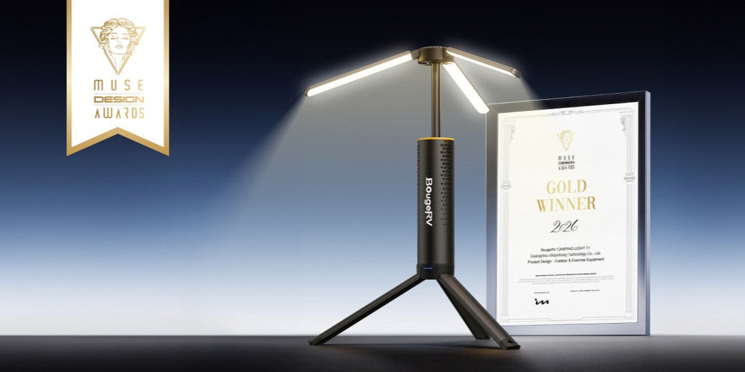 Die BougeRV T1 gewinnt den Muse Gold Award