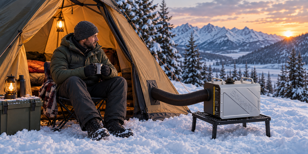 Diesel Standheizung im Zelt: So bleiben Sie beim Wintercamping warm
