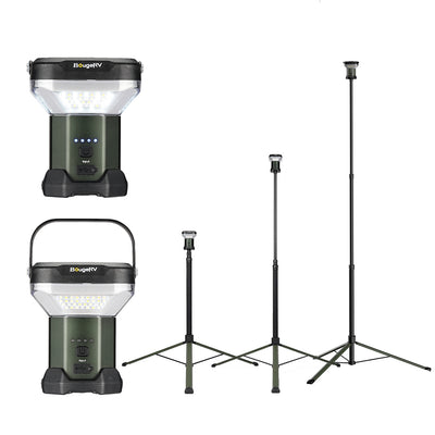 BougeRV Zeltlampe mit Ständer