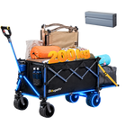 BougeRV Elektrischer Bollerwagen faltbar, 200 kg, für Camping, Garten & Strand