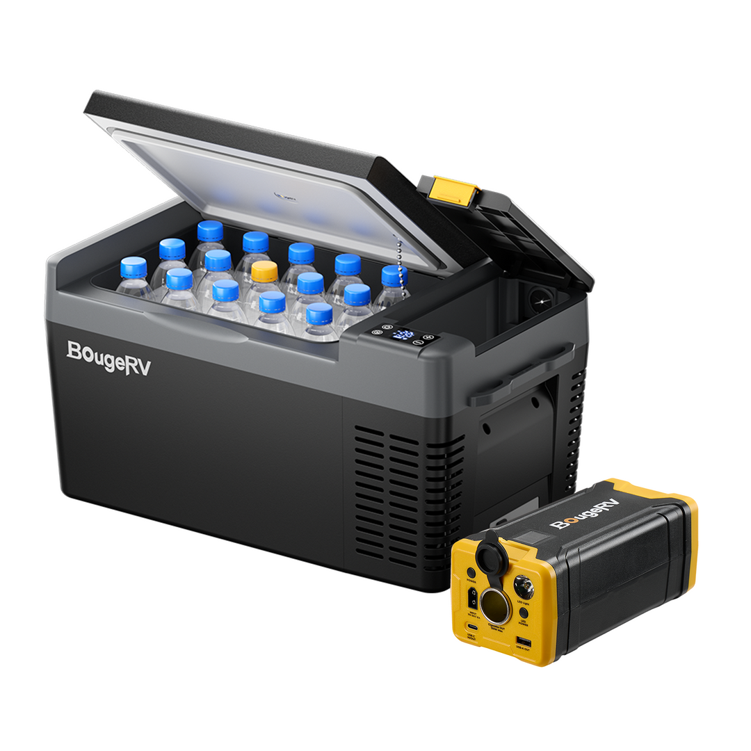 BougeRV CRPRO 20 L 12V Tragbarer Auto Kühlschrank Schwarz – BougeRV Germany