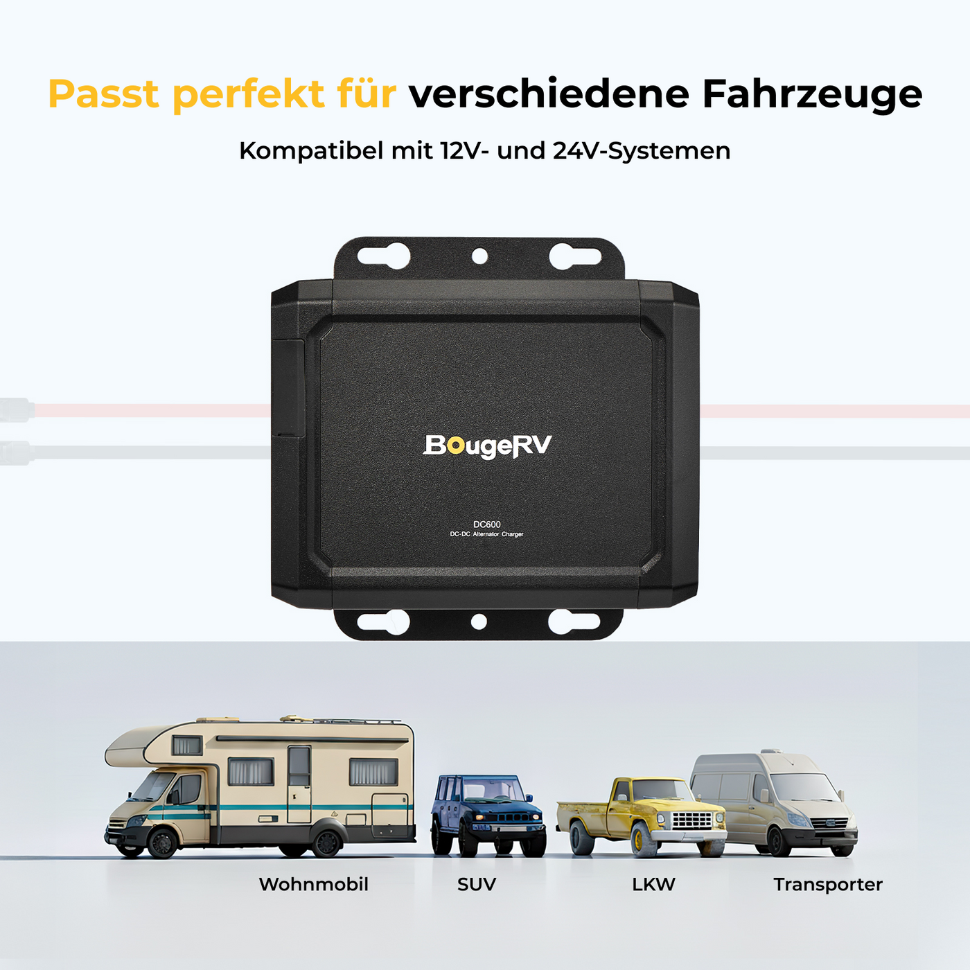 BougeRV DC600 Lichtmaschinen Ladegerät