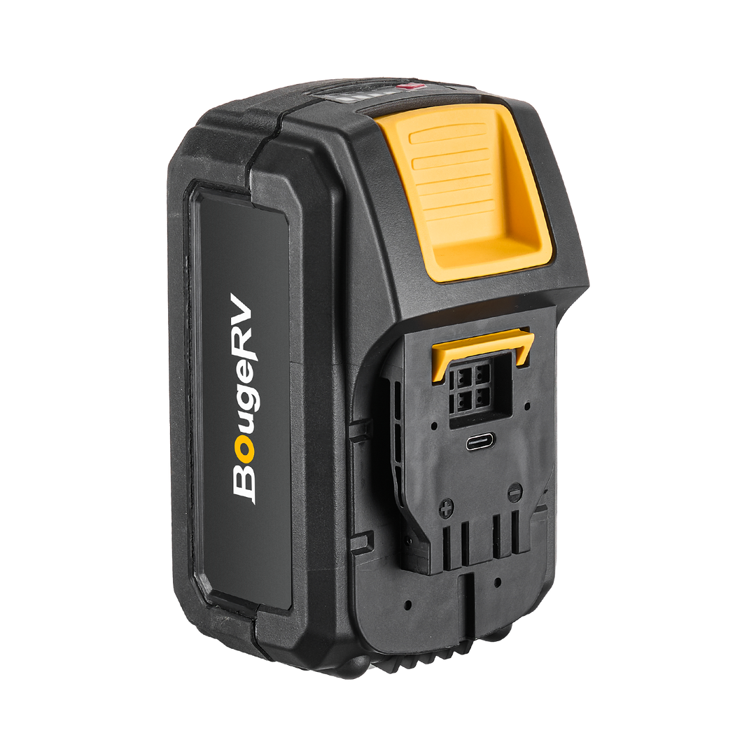 BougeRV F02 Tragbarer kabelloser Baustellen- und Außenventilator mit 144-Wh-Akku