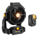 BougeRV F02 Tragbarer kabelloser Baustellen- und Außenventilator mit 144-Wh-Akku