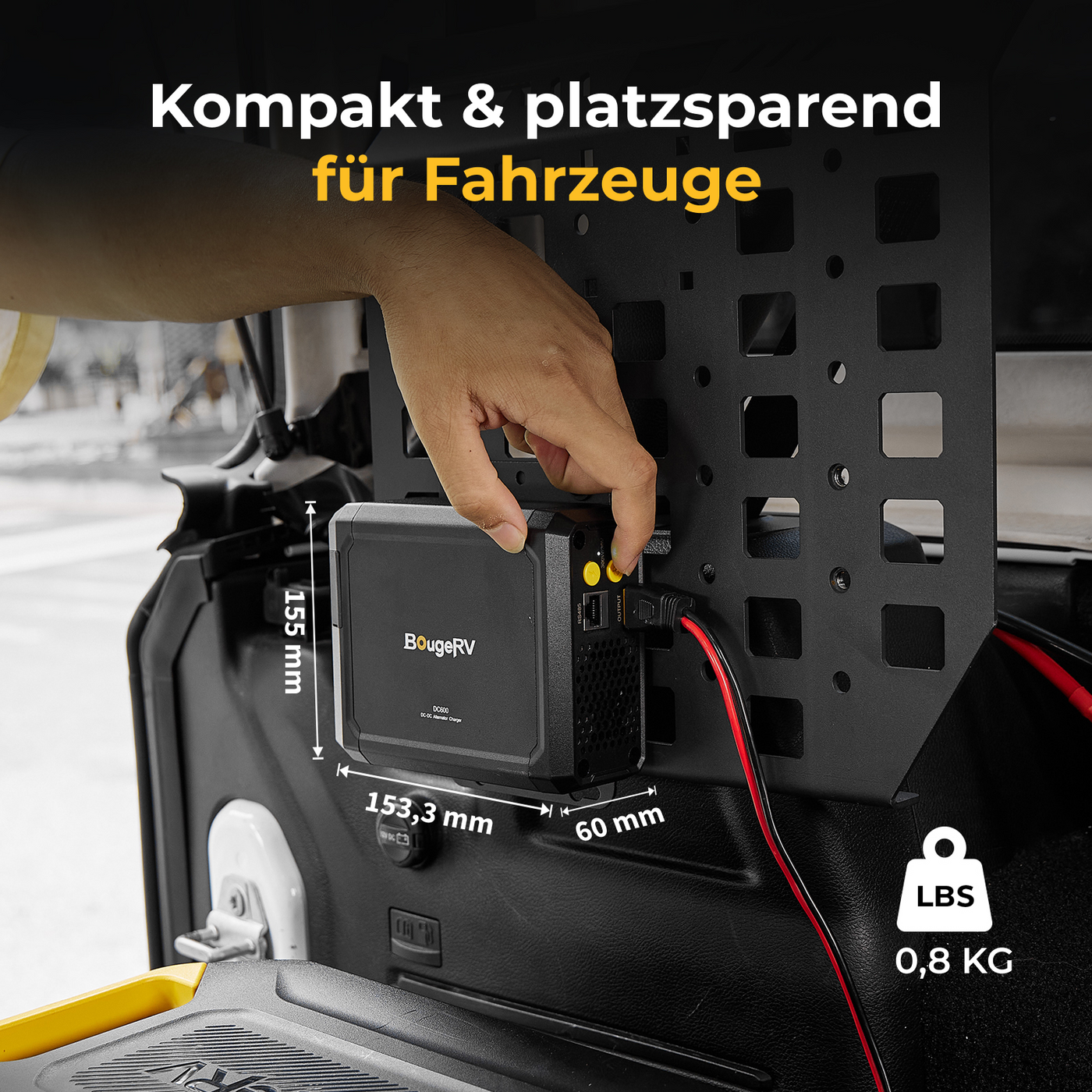 BougeRV DC600 Lichtmaschinen Ladegerät