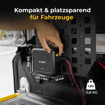 BougeRV DC600 Lichtmaschinen Ladegerät