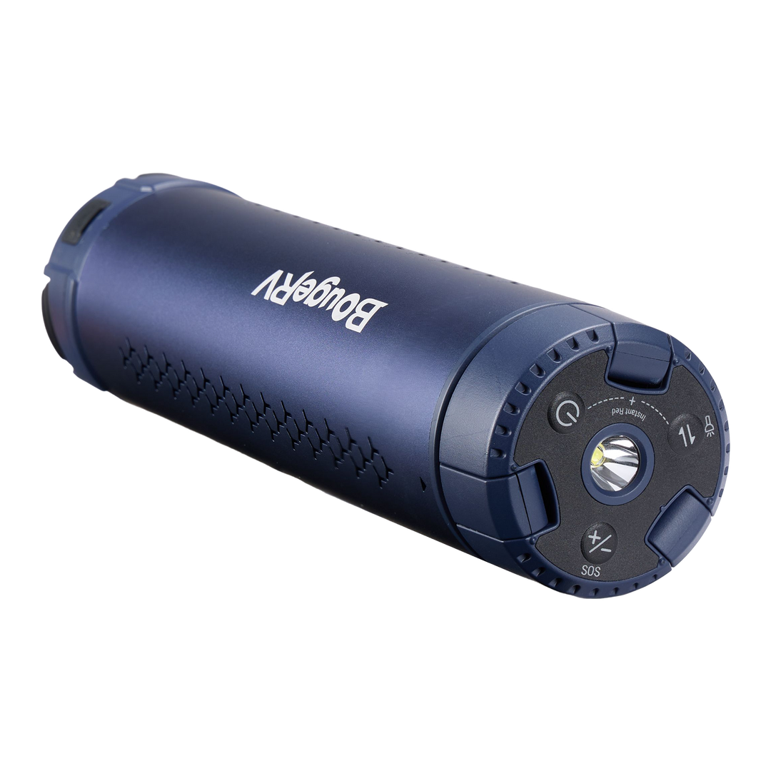BougeRV Neue T1 tragbare teleskopische Campinglampe (Blau)