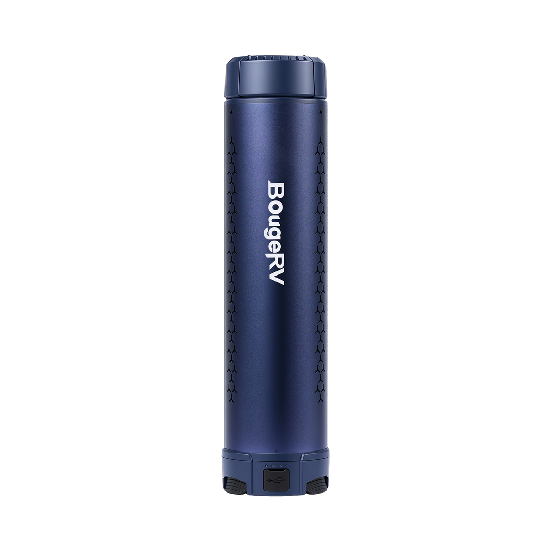 BougeRV Neue T1 tragbare teleskopische Campinglampe (Blau)