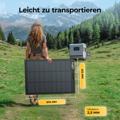 BougeRV Arch Pro 100W N-Typ TOPCon flexibles Solarpanel (12/24V kompatibel)