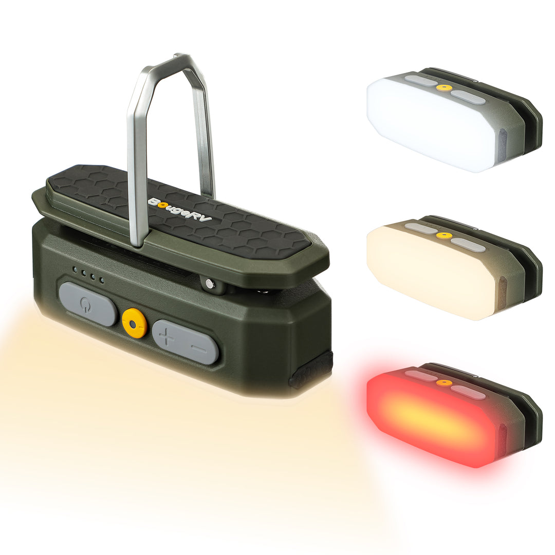 Lampada Da Campeggio BougeRV 6000 Lumen - Ricaricabile, Altezza Regolabile, IPX5, Con Batteria 13400 MAh
