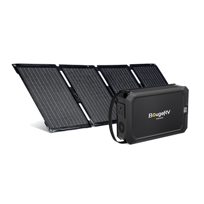 BougeRV 50W Flexibles Tragbares Solarpanel aus Fiberglas