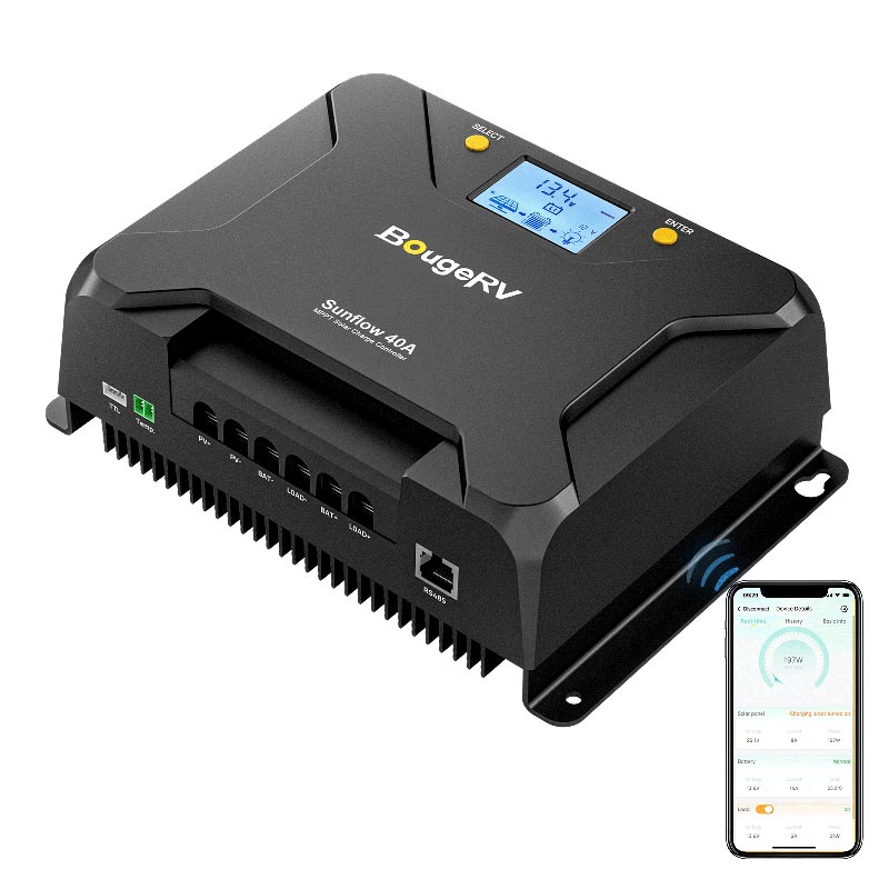 <tc>BougeRV Sunflow 40A MPPT regolatore di carica solare 12V/24VV</tc>