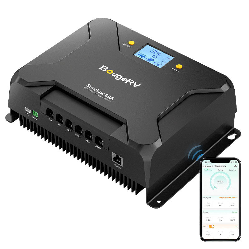 <tc>BougeRV Sunflow 60A MPPT regolatore di carica solare 12V/24V</tc>