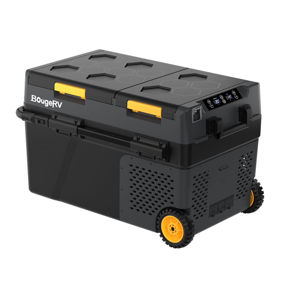 <tc>BougeRV CRD2 40L de dos zonas de doble puerta del compresor nevera coche</tc>