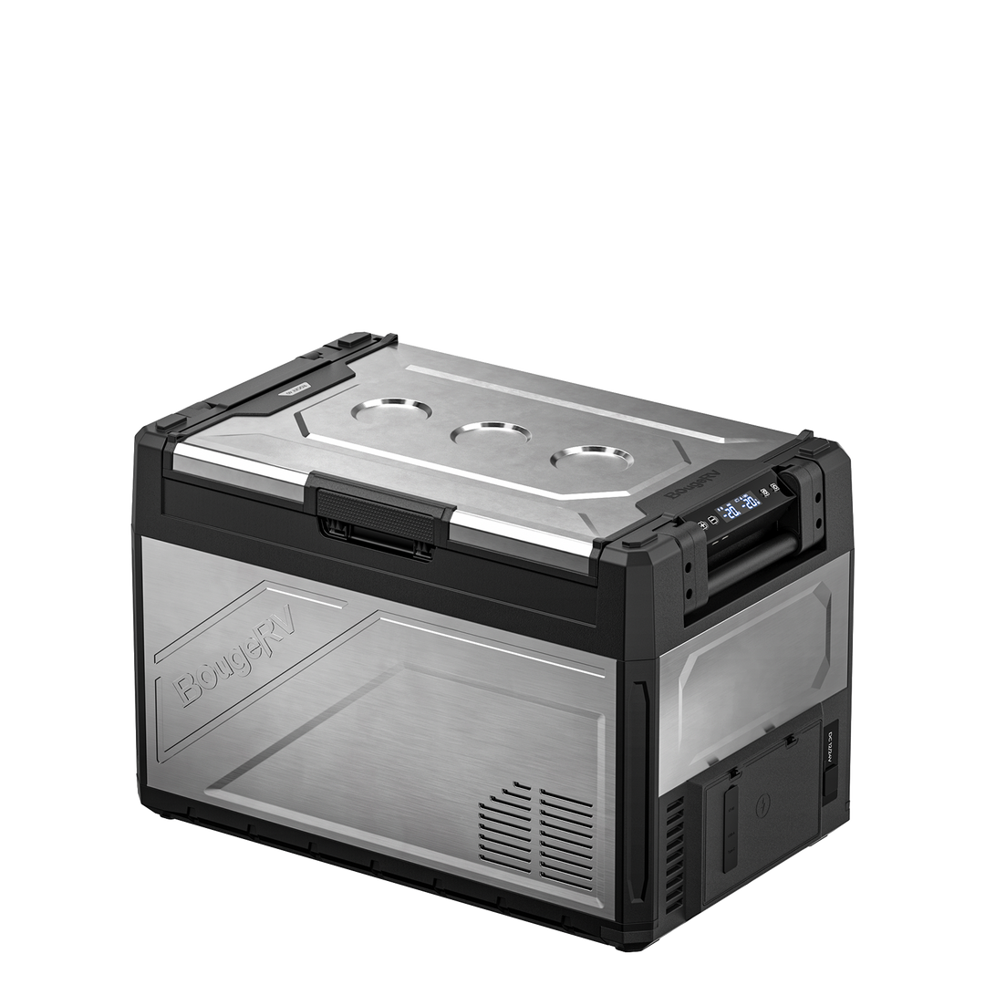 BougeRV New Rocky V3.0 52 L 12-V-Autokühlschrank mit zwei Temperaturzonen