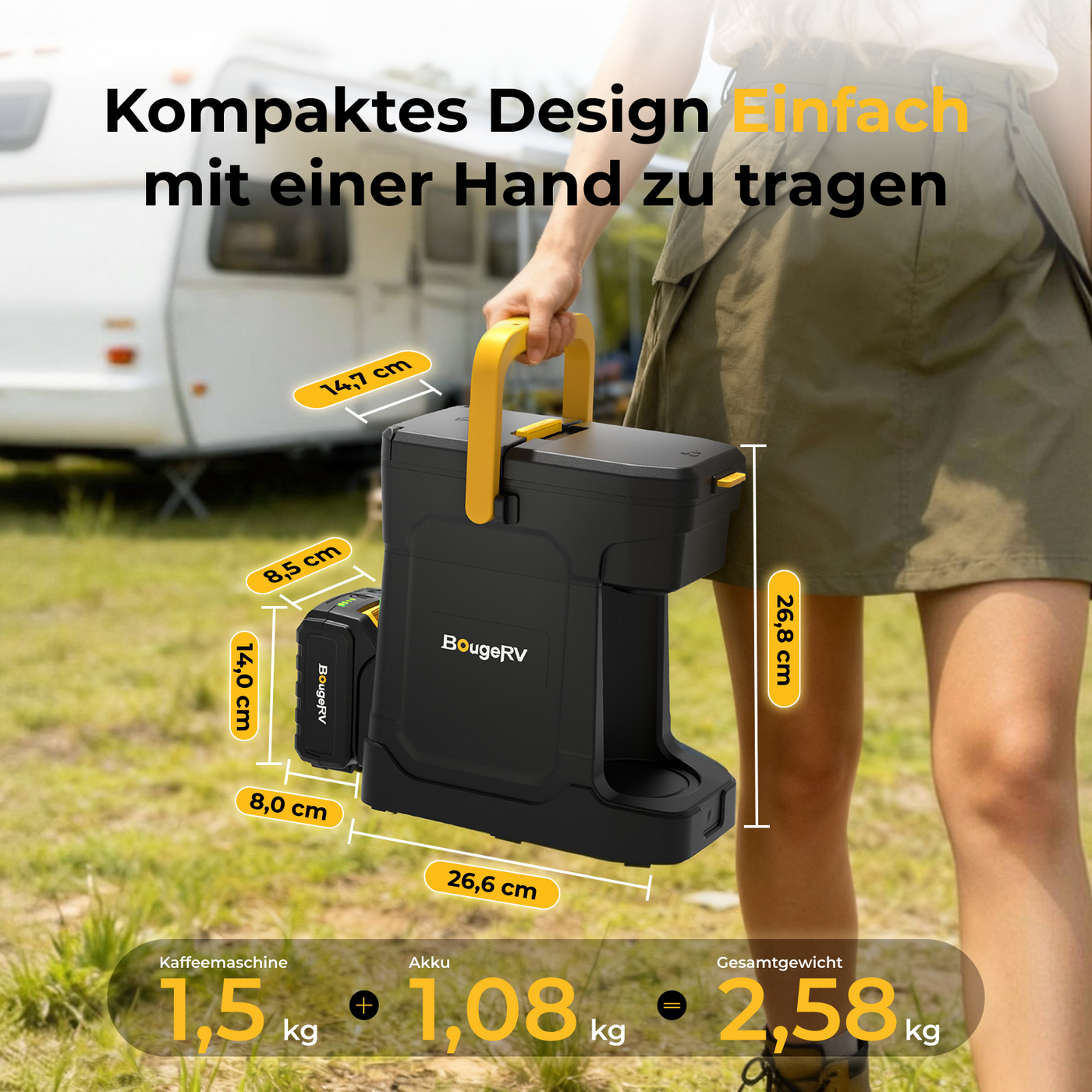 BougeRV Portable Coffee Maker