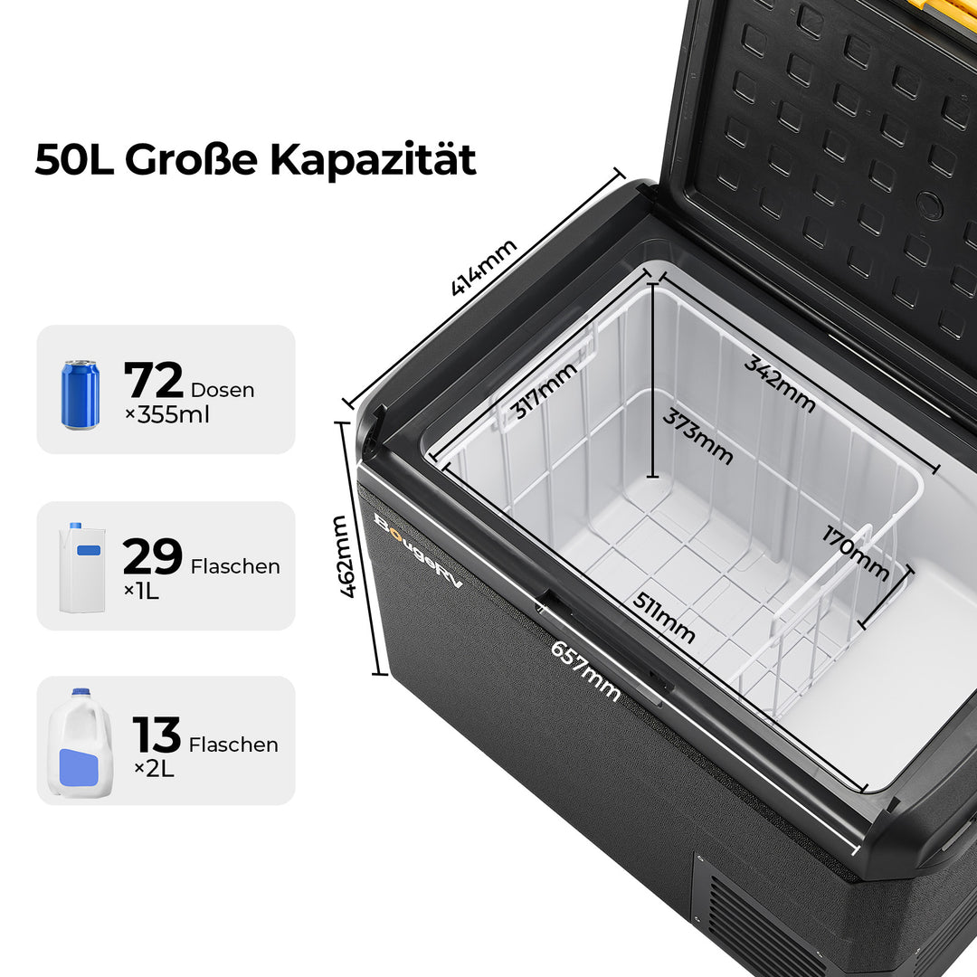 BougeRV CRS 50L Kompressor Kühlbox