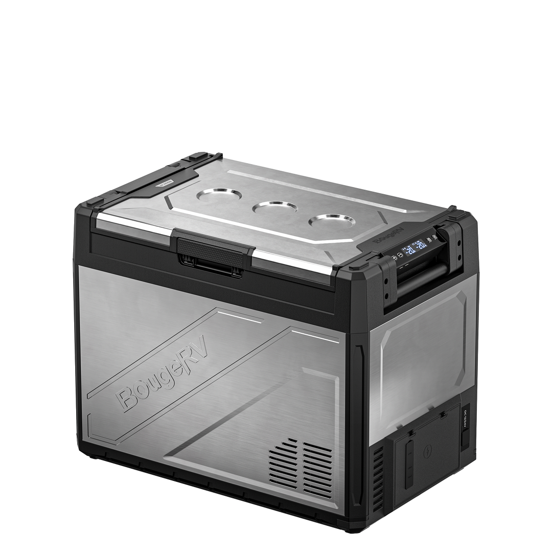 <tc>BougeRV Rocky2 65L Dos Zonas 12V Nevera Compresor Coche, Nevera Portátil</tc>
