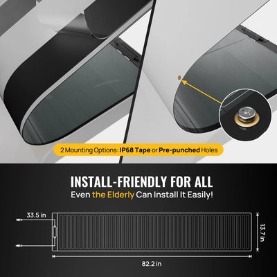 BougeRV Yuma CIGS 100 Wide Flexible Solar Panel (Adhesive Tape)