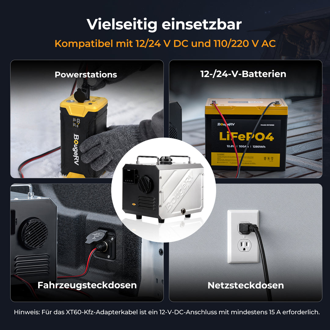 BougeRV 5 kW Diesel-Standheizung (Neue Version 2026)