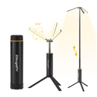 BougeRV Neue T1 tragbare teleskopische Campinglampe