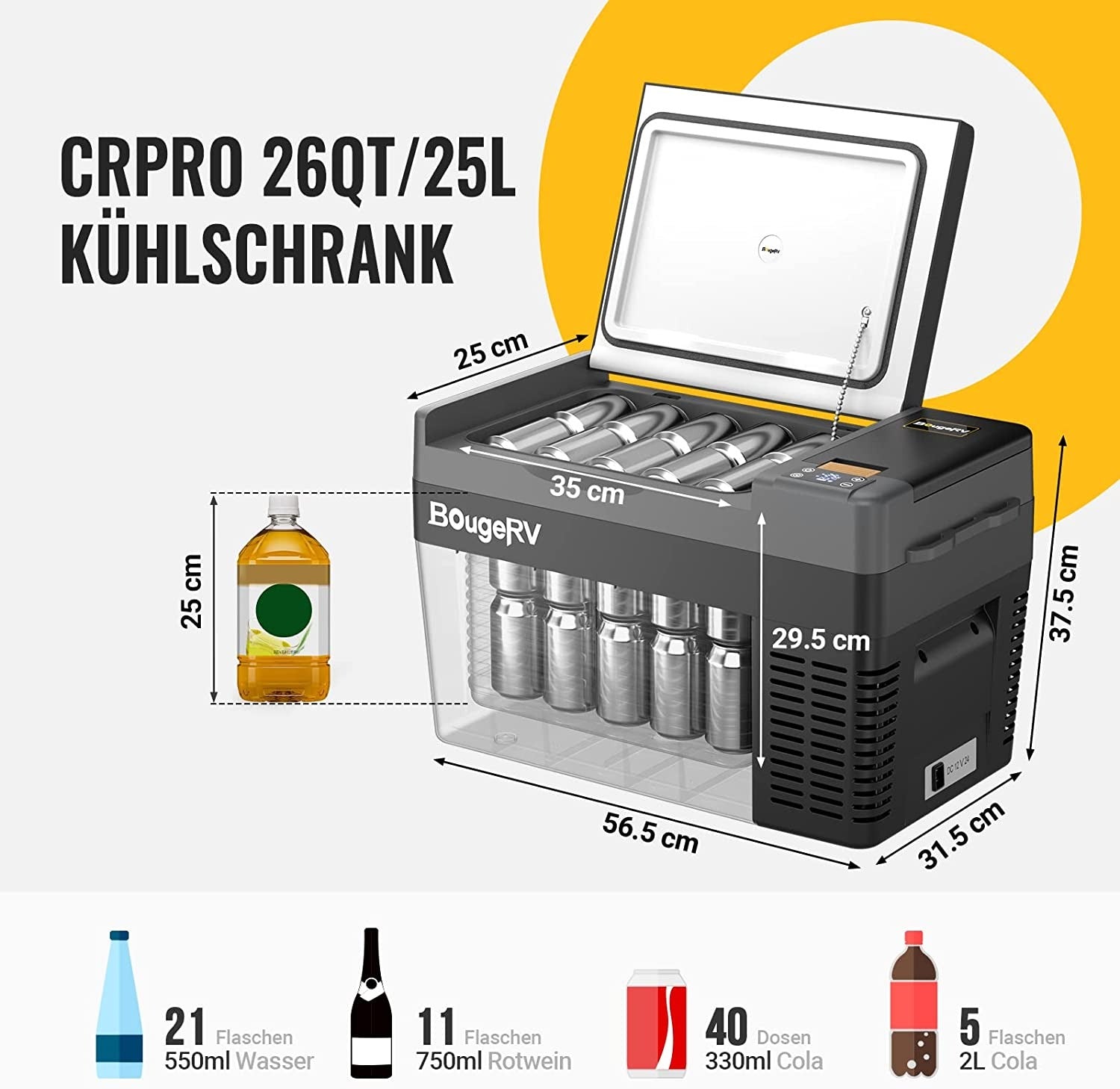 BougeRV Kompressor Kühlbox