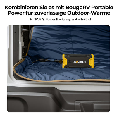 BougeRV 12V tragbare elektrische Decke (Blau)