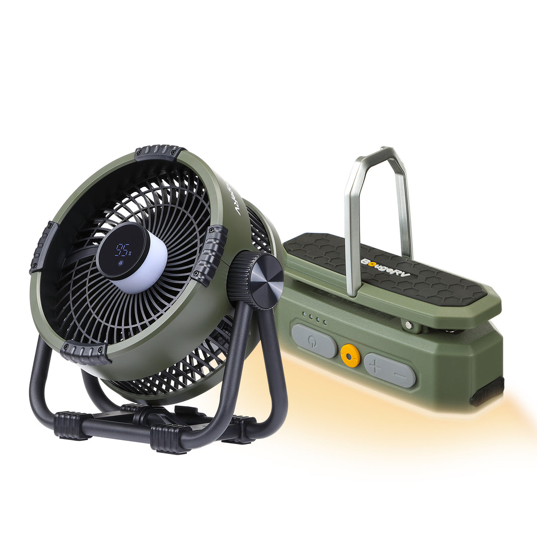 BougeRV F01 Outdoor-Ventilator Grün