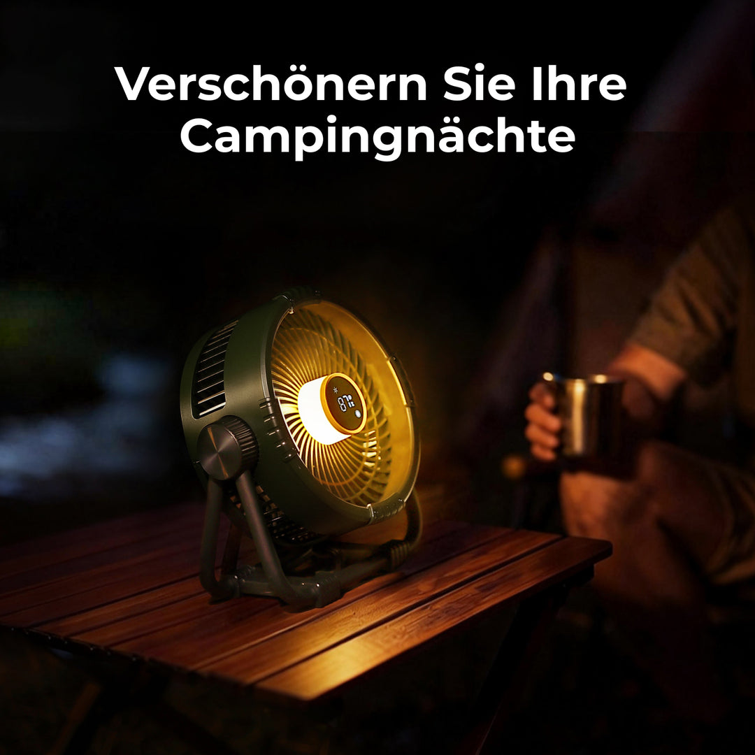 BougeRV F01 Outdoor-Ventilator Grün