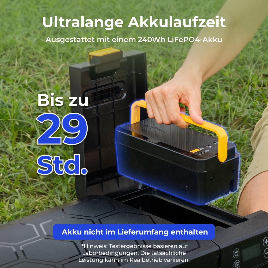 BougeRV Neuer CRX3 22 L tragbarer Kühl- und Gefrierschrank für das Auto
