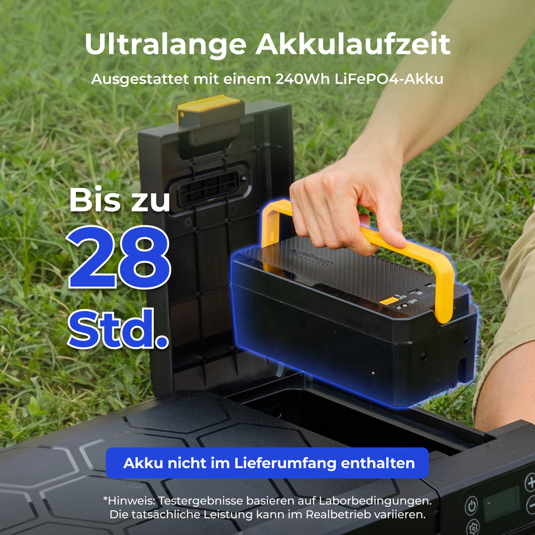 BougeRV Neuer CRX3 28 L tragbarer Kühl- und Gefrierschrank für das Auto