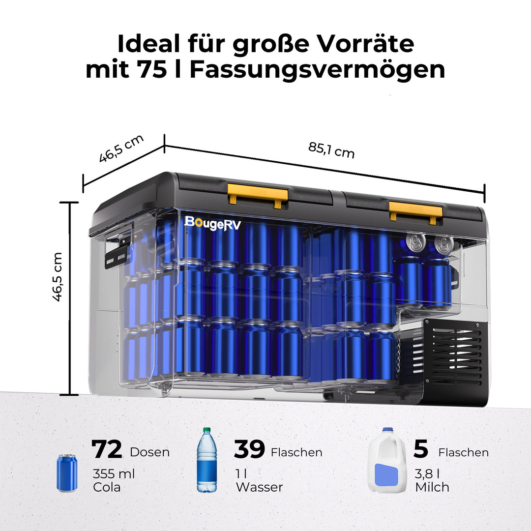 BougeRV CRS 75 L Kompressor Kühlbox