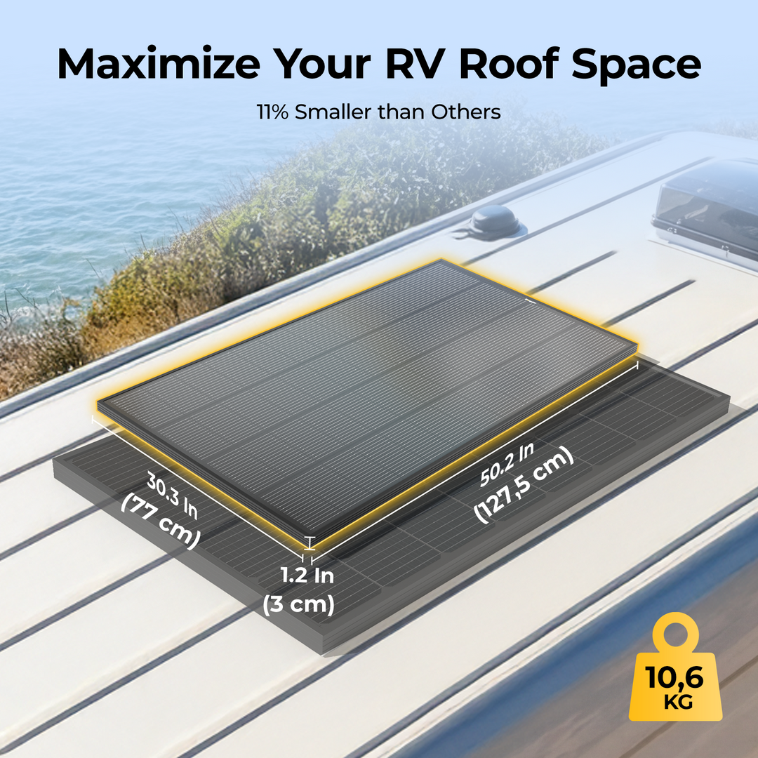 BougeRV 200 W Anti-Shading N-Typ Solarpanel