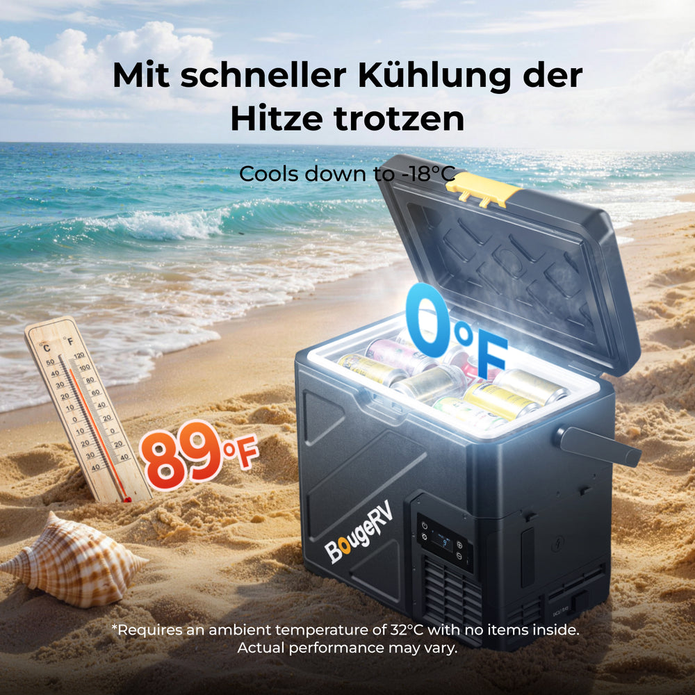 BougeRV Neuer CRH20 20L 12V tragbarer Autokühlschrank
