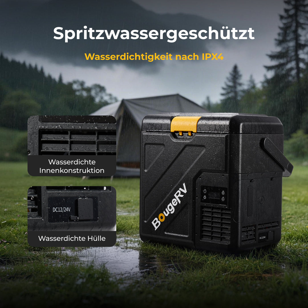 BougeRV Neuer CRH20 20L 12V tragbarer Autokühlschrank mit 240WH Akku