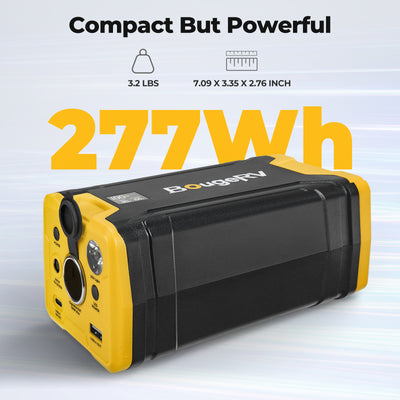 BougeRV 277Wh Tragbare Powerstation