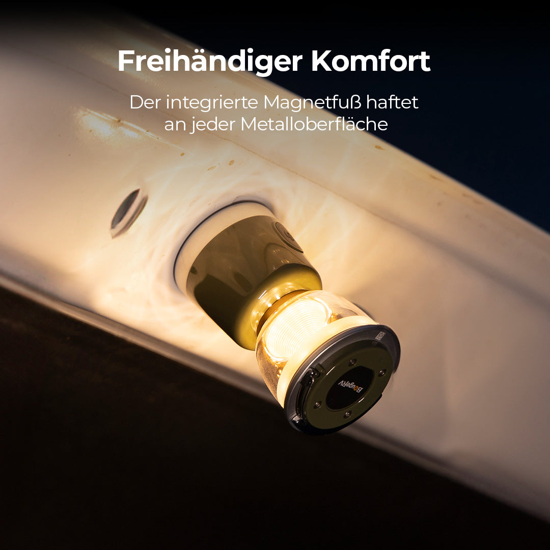 BougeRV AL07 Wiederaufladbare Campinglampe Ambient-Leuchte
