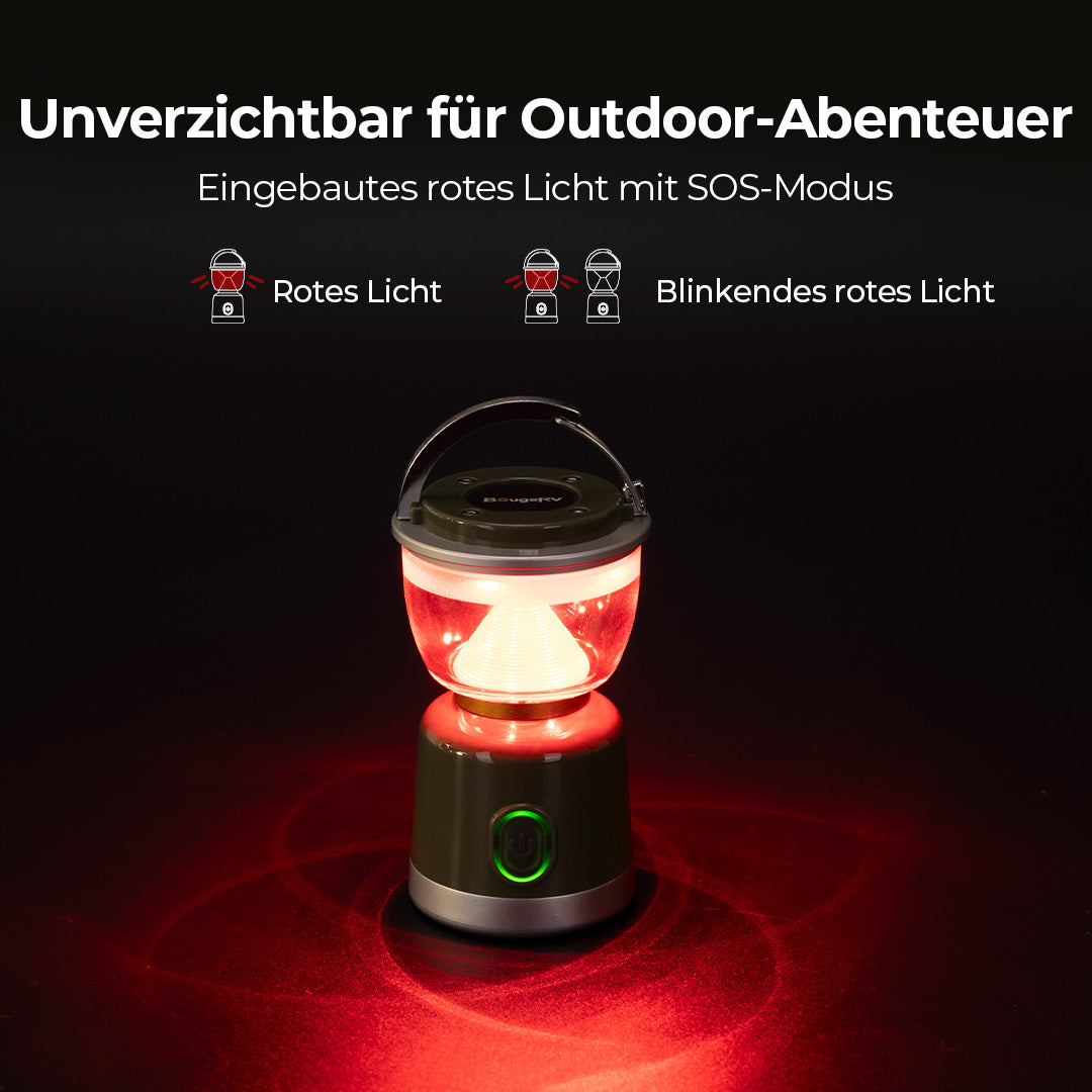 BougeRV AL07 Wiederaufladbare Campinglampe Ambient-Leuchte