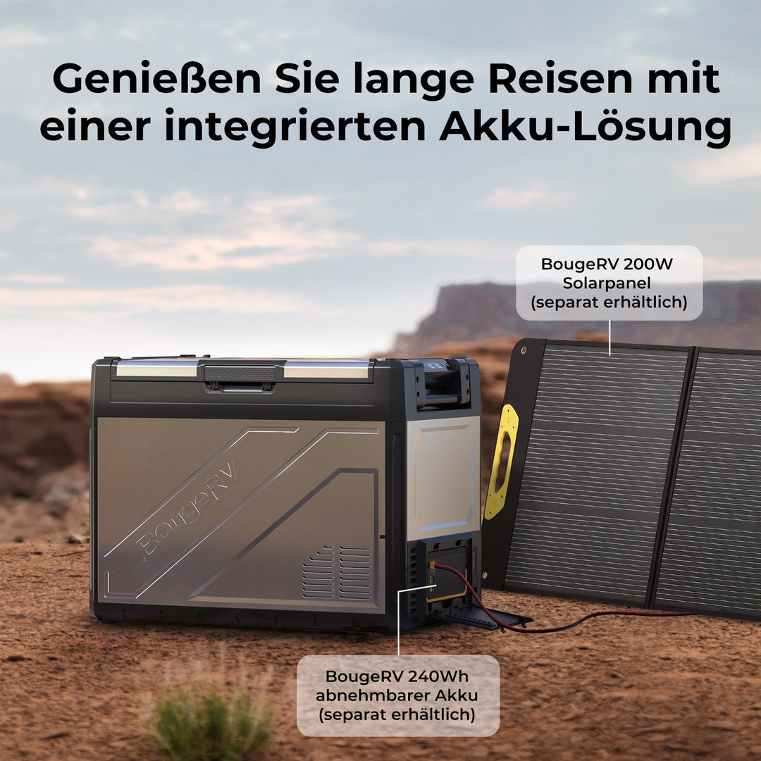 <tc>BougeRV Rocky2 65L Dos Zonas 12V Nevera Compresor Coche, Nevera Portátil</tc>