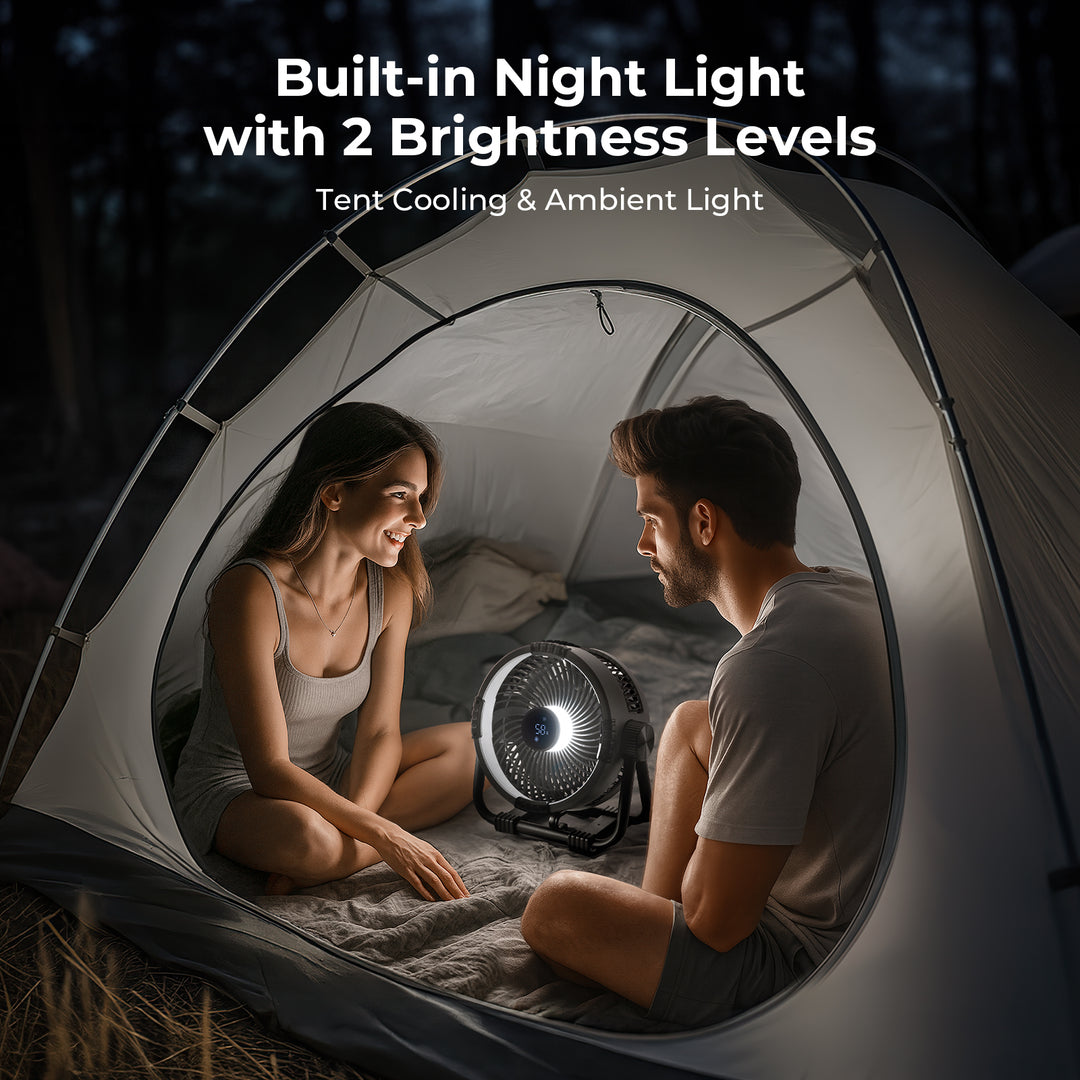 BougeRV tragbarer Ventilator mit 20.000mAh Akku (kabellos)