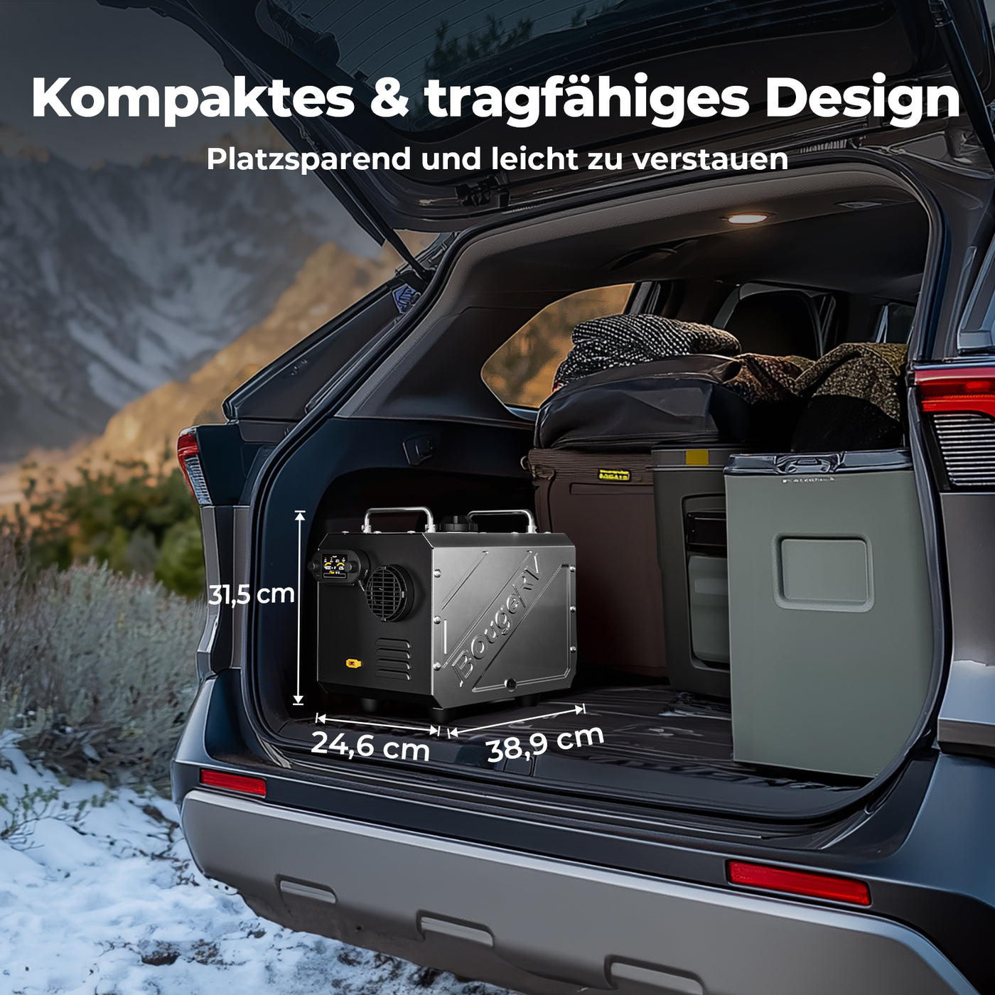 BougeRV Tragbarer Diesel-Außenheizstrahler