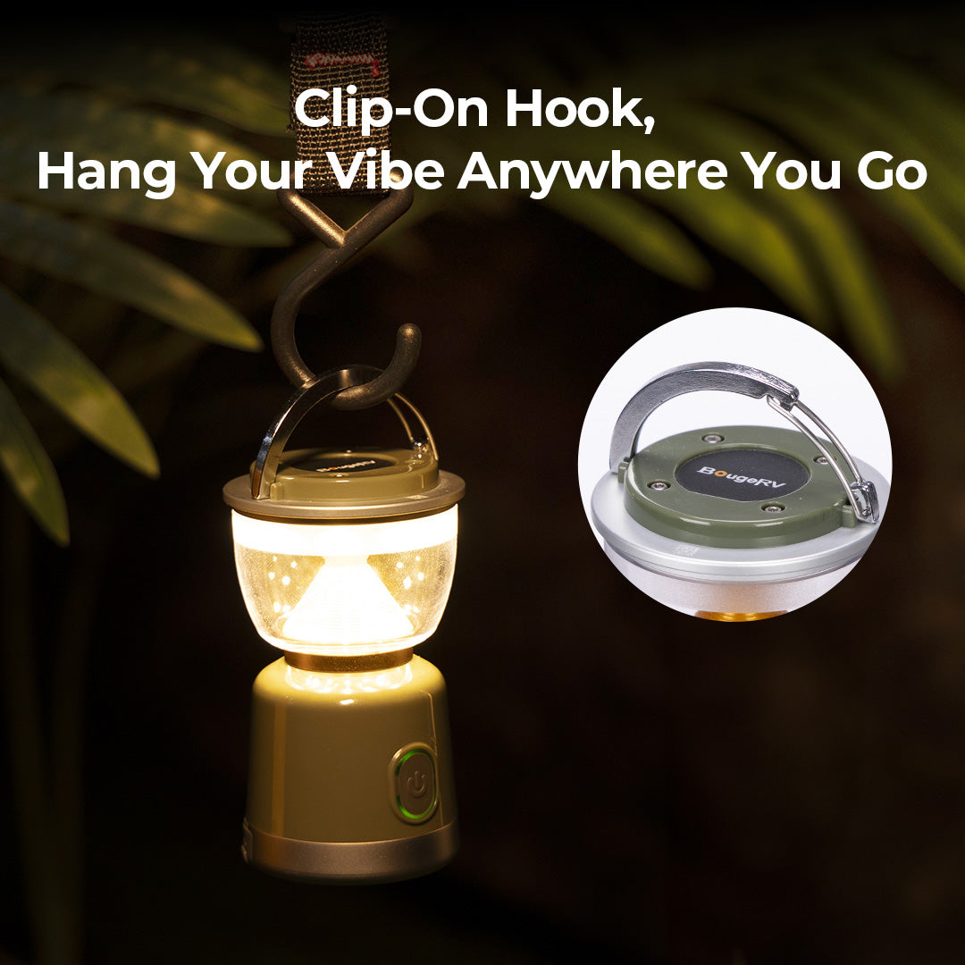 BougeRV AL07 Wiederaufladbare Campinglampe Ambient-Leuchte