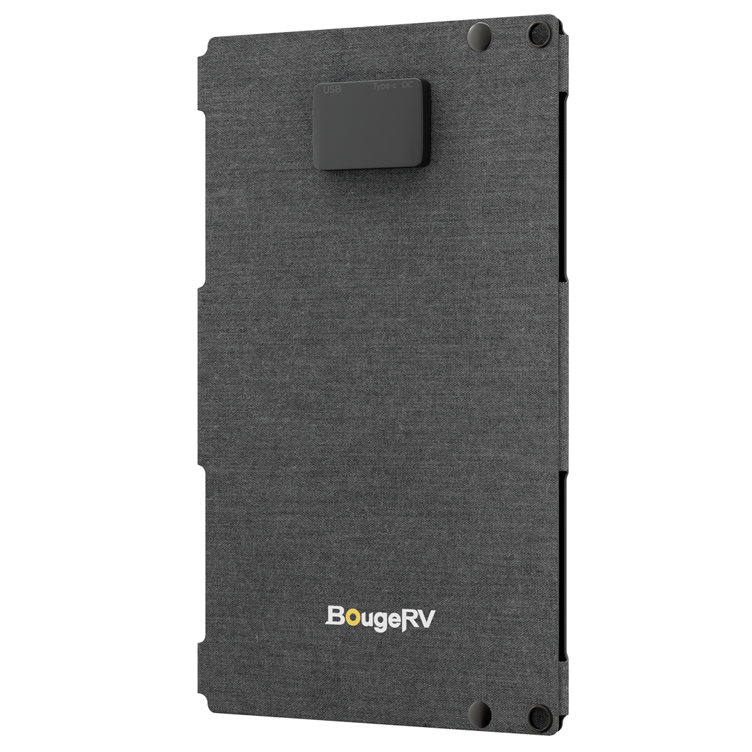 BougeRV 50W Flexibles Tragbares Solarpanel aus Fiberglas