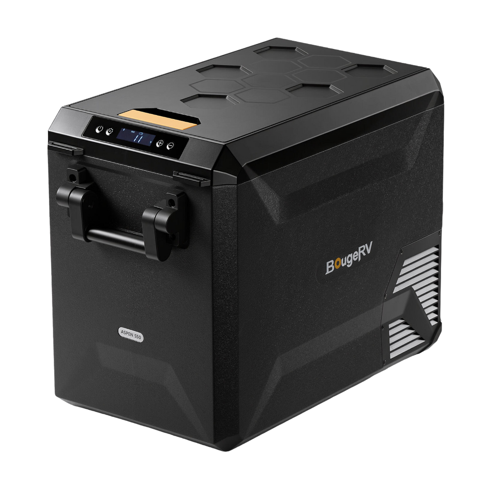 BougeRV Neuer ASPEN S50 12V 47 L tragbarer Kühlschrank (Ohne Rollen)