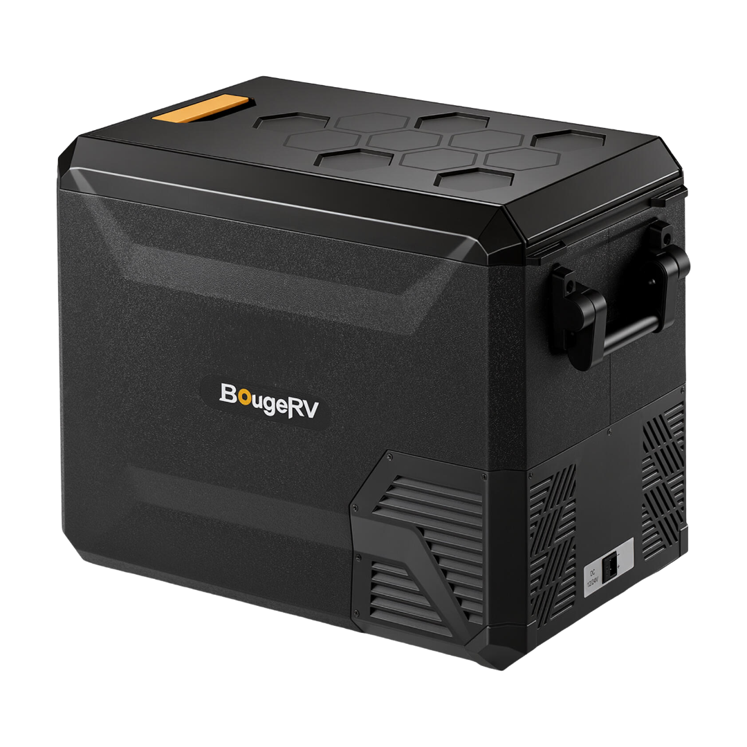 BougeRV Neuer ASPEN S50 12V 47 L tragbarer Kühlschrank (Ohne Rollen)