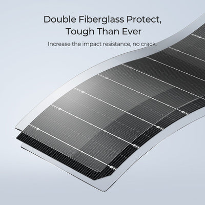 BougeRV Arch 200W Flexible Glasfaser 10BB Hocheffizient Solarpanel