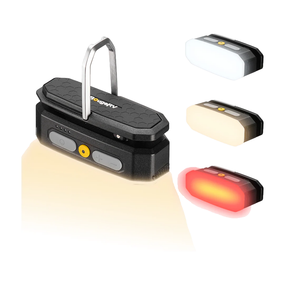 BougeRV Bewegliches Campinglicht, wasserdicht Campinglampe für Zelt, Notfälle, Outdoor